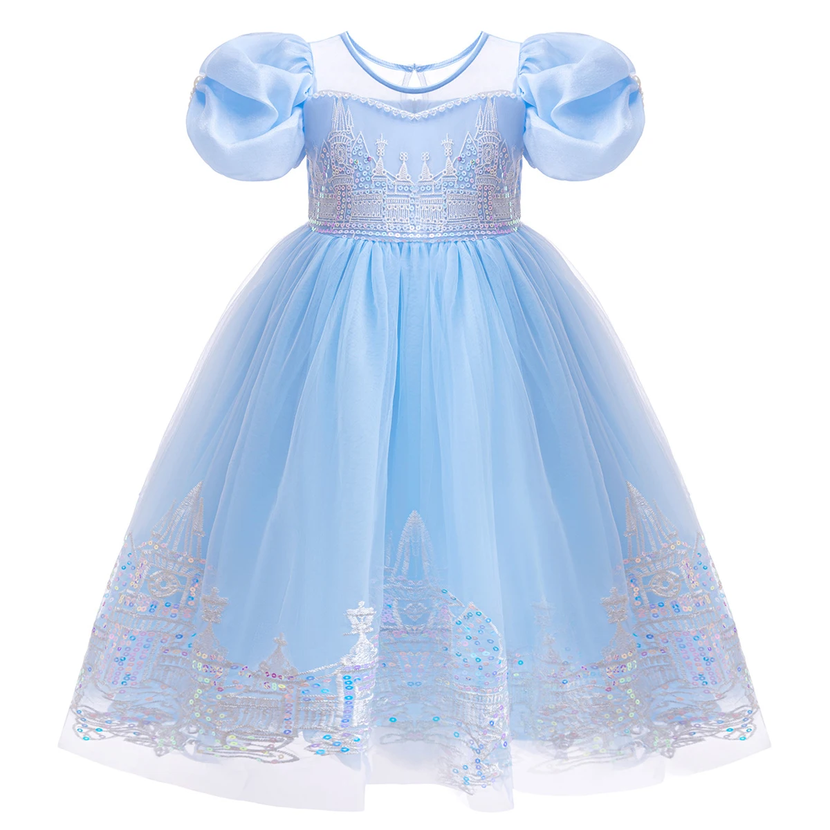 

Kids Girls 2024 Elegant Luxury Dresses Disney Frozen Elsa Dress For Child Girl Ceremony Sequin Bluey Queen Party Princess Dress