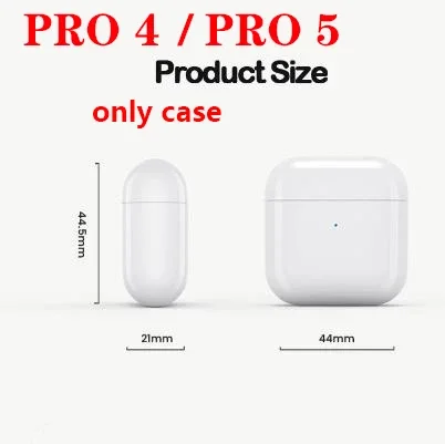 air pod Pro 4 حافظة كرتونية بنمط شفاف موضة Keychian سماعات أذن من السيليكون غطاء صغير pro4 tws غطاء فوندا اير برو 4