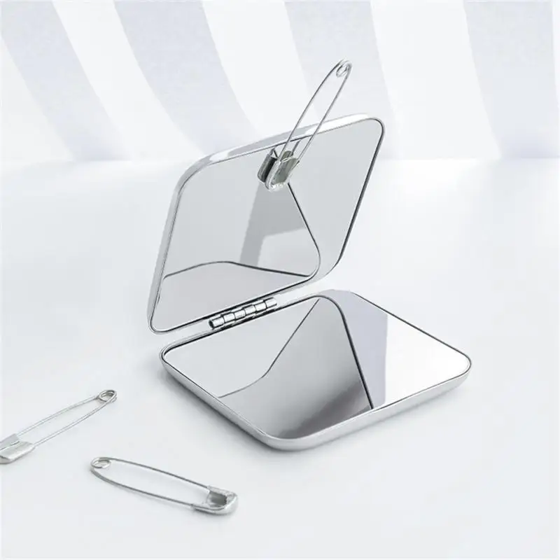 Folding Double Sided Mirror 1 Pack Makeup Mirror Small Volume Aluminum Mirror Vanity Mirror Makeup Tools Folding Mirror Foldable