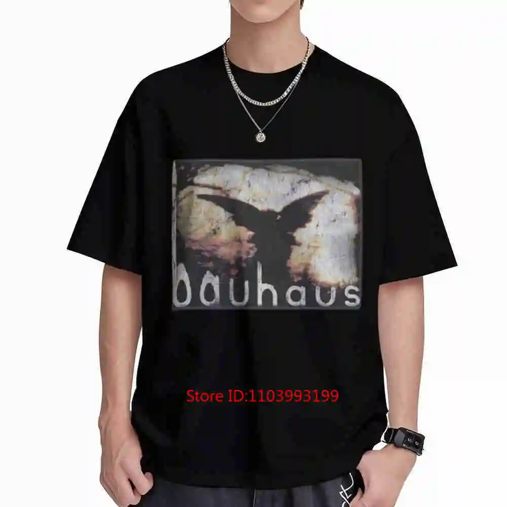 Bauhaus Gothic Band Alt Rock 90s Short Sleeve Tee 100% Cotton T-Shirt