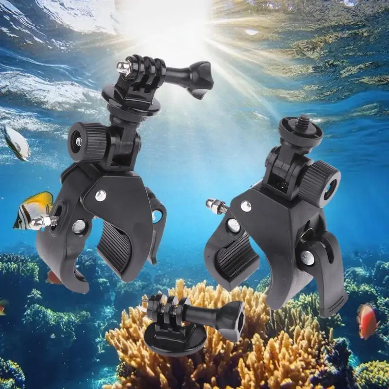 1 Set For  13  Action 5 Pro Holder Action Camera Parts For Insta360 Ace Pro 2 Bicycle Motorcycle Handlebar Mount Bracket