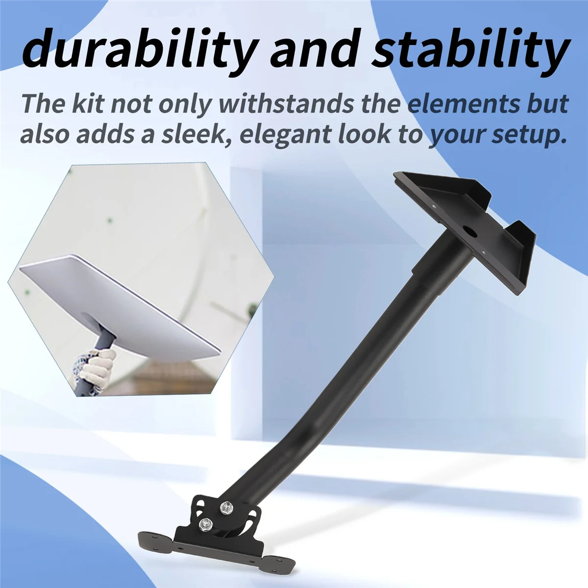 

【Горячая и цена】Набор настенных кронштейнов для крепления кронштейна спутникового приемника Starlink V3 для лучшего сигнала