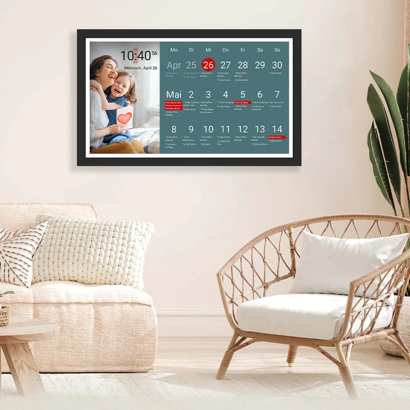 New Android 13 Wall Mount Tablet 21.5" Interactive Touch Screen Entertainment Smart Home Display Portable