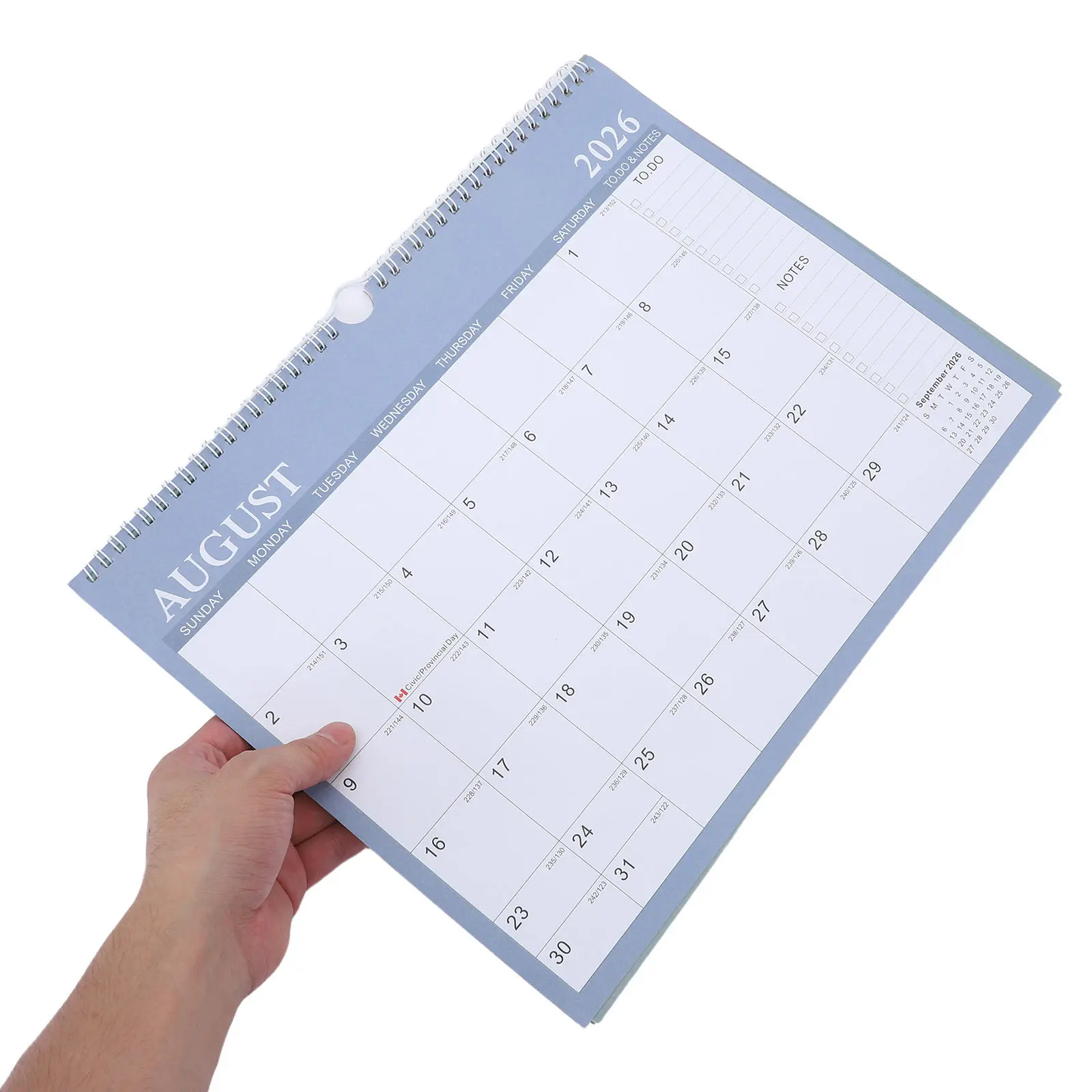 

18-Month Large Wall Calendar 2026.1-2027.6 Double-Sided Monthly Planner for Home Office Classroom Academic Year Organization