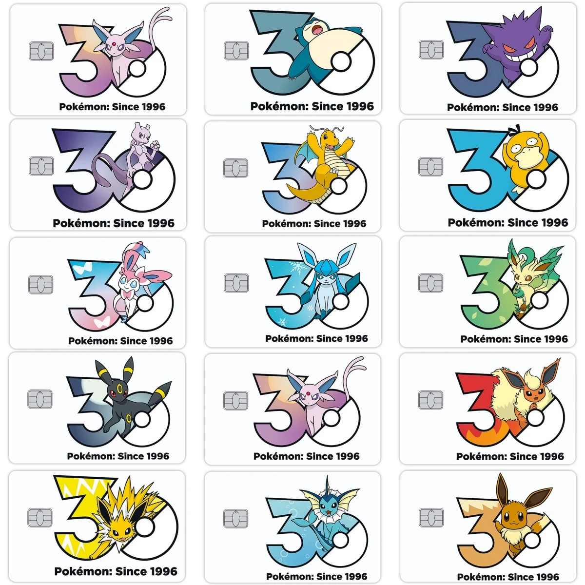 Креативные-наклейки-скины-для-кредитных-и-дебетовых-карт-с-персонажами-аниме-Иви-Сильвеон-Лифеон-Флареон-Генгар-Мьюту-Джигглипфф-–-к-30-летию-серии