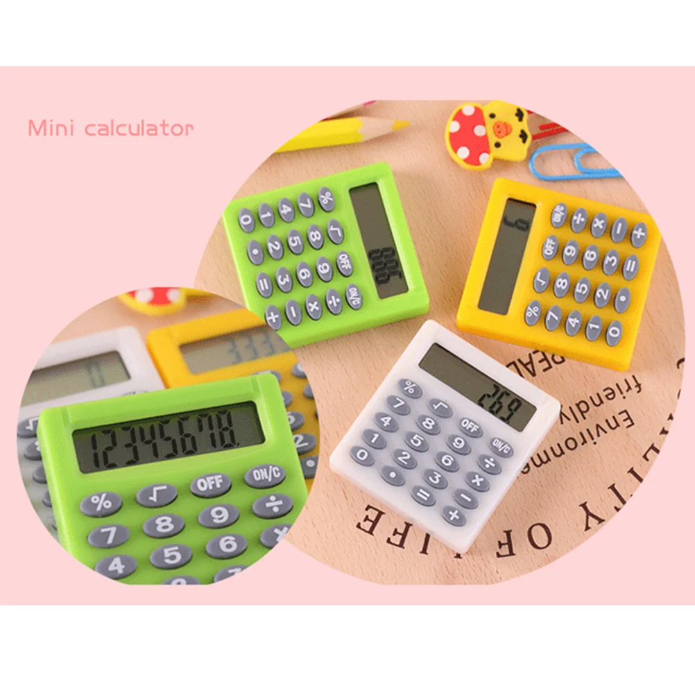 Calculatrice de Test électronique Portable, compacte, légère, facile à utiliser, pour l'école, la maison, le bureau, aide à l'étude des étudiants, 3 pièces