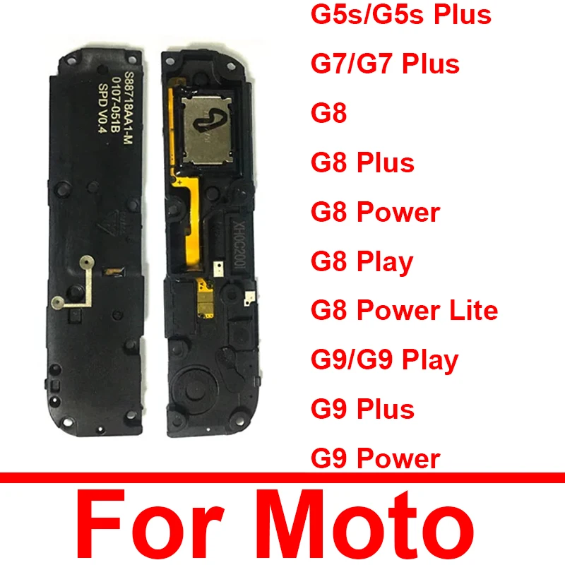 For Motorola Moto G5S G7 G8 G9 Plus G9 G8 Play G8 Power Lite Loud Speaker Buzzer Loudspeaker Ringer Repair Parts