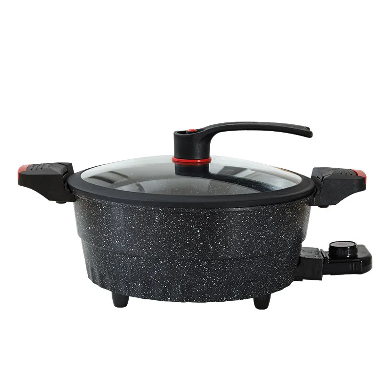 Micro Pressure Cooker Instant Heatint Electric Cooking Pot Household Non-stick Maifan stone Hotpot Boiler Steamer 110V 220V 7L