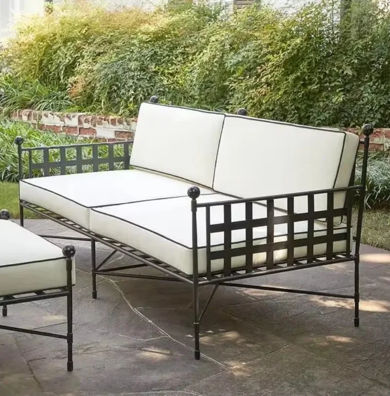 Anti-rust aluminum sofa furniture outdoor garden leisure sofa