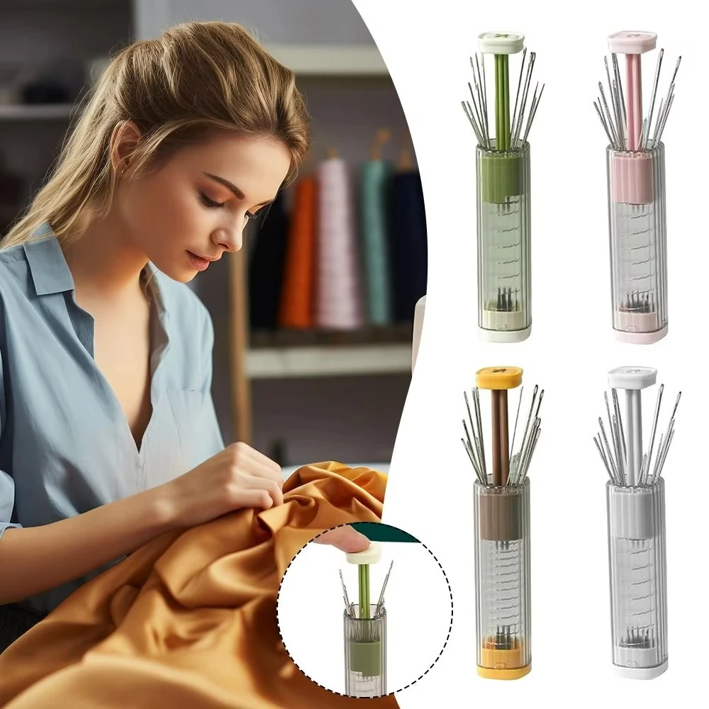 1pc Needle Thread Organizer Magnetic Needle Case Sewing Needle Embroidery Needle Compact Storage Tool for Quilters Embroidery