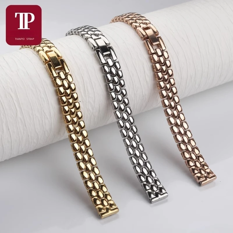 

6mm 8mm 10mm 12mm 14mm 16mm Universal Stainless Steel Metal Watchband for Any Brand Strap High Quality Ladies Watch Band