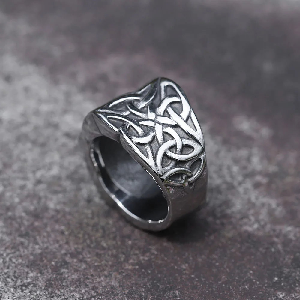 2022 NEW Men\'s 316L stainless-steel rings Odin VIKING Talisman RING for teens gothic punk FASHION Jewelry Gift free shipping