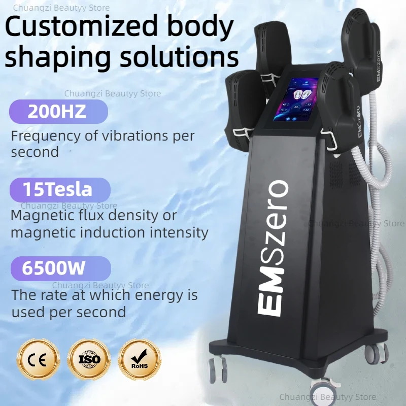 

New EMSzero RF EMS Body Slimming Sculpt Therapy Sculpting Fat Burning Nova Electromagnetic Muscle Stimulator Body Sculpt