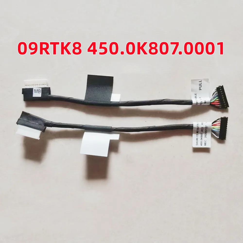 For Achievement Inspiron 7400 7300 5301 5300 Battery cable Connection cable 09RTK8 00725Y