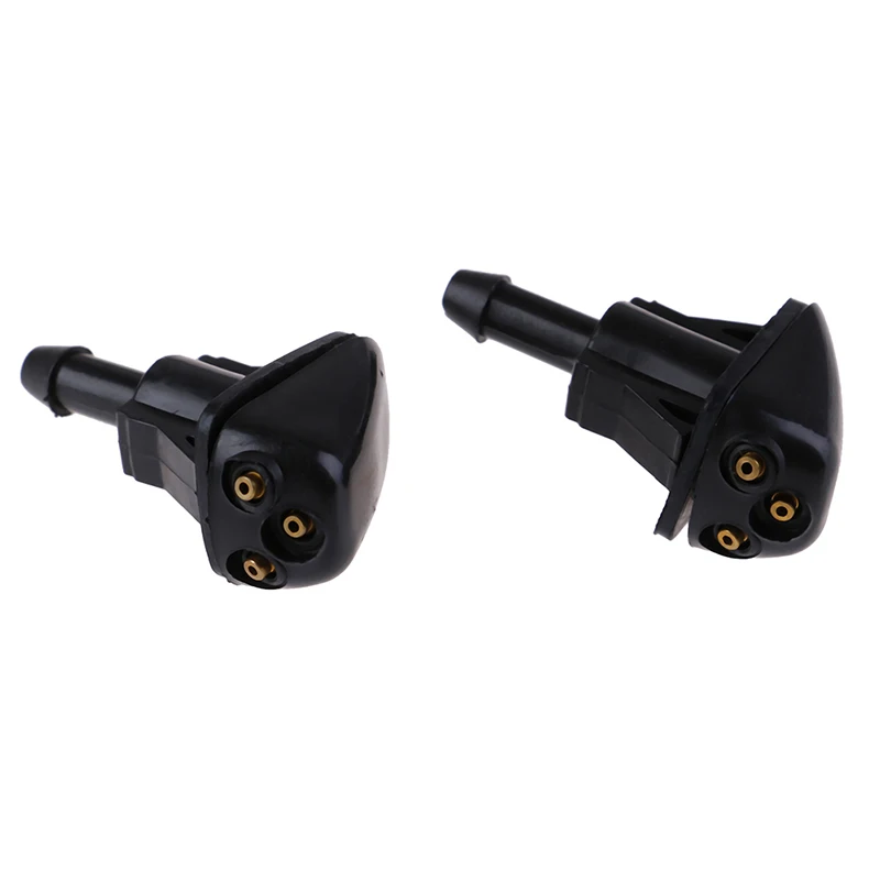 New 2Pcs Plastic high quality Windshield Wiper Washer Spray Nozzle