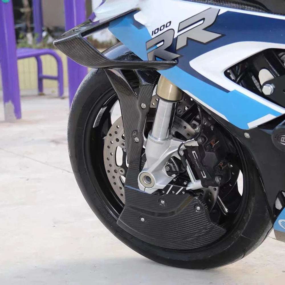 Carbon Fiber Front Brake Disc Protector Motorcycle Fairing For BMW S1000RR S1000R M1000RR M1000R S1000XR S1000XR 2019-2025 view 5