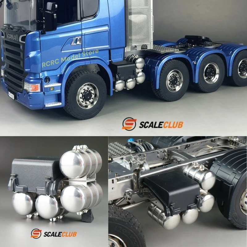 

1/14th RC Toy Truck Air Gas Tank For Tamiya SCANIA R620 R470 RC 1/14 Tractor Truck Parts DIY Accessories SCALECLUB DCHQG-SC-2