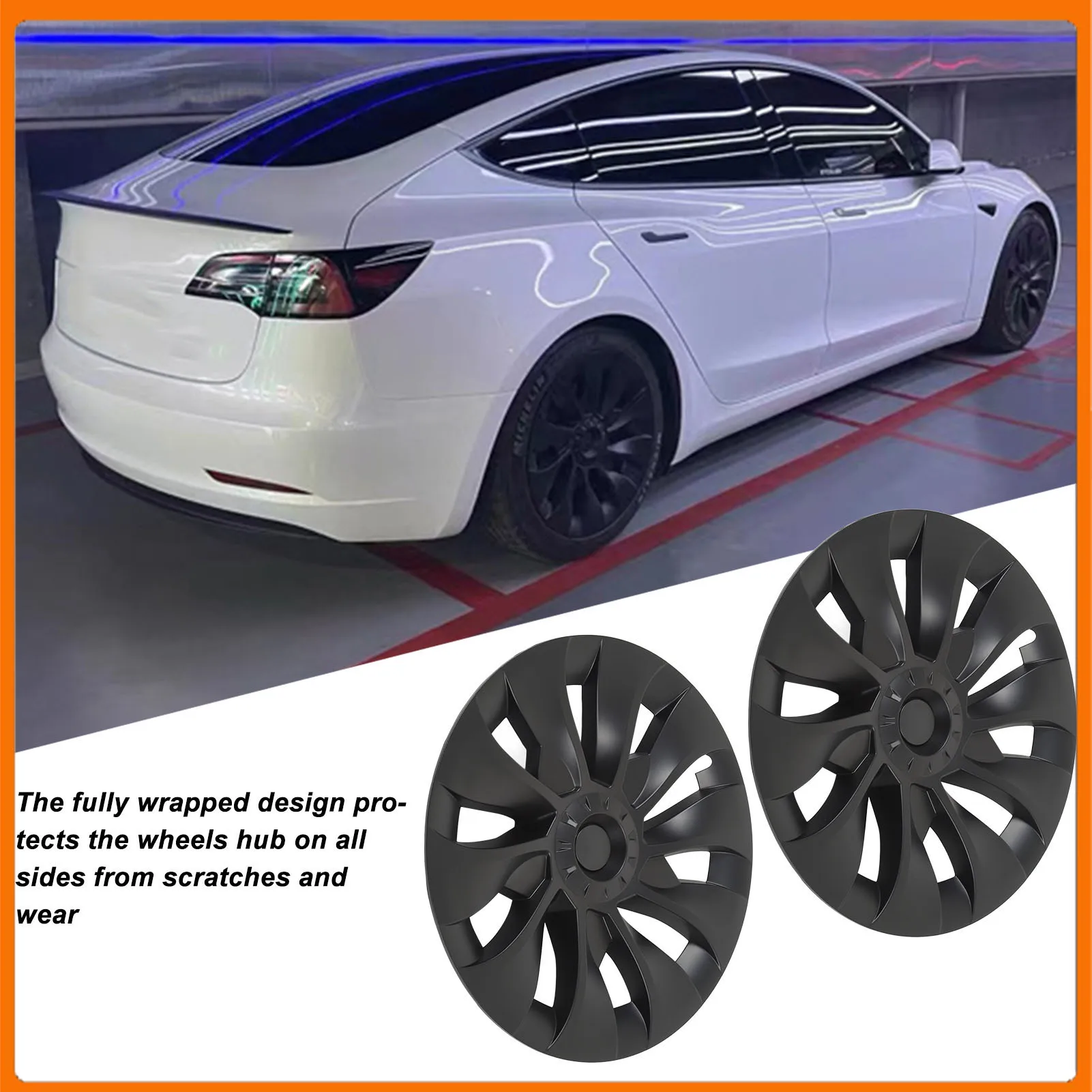 

18in Wheel Hubcap 18in Wheel Hubcap Matte Black Cool Sporty Replacement Fits 18 Inch Wheels Wheel Rim Cover Wheel Hub Cover