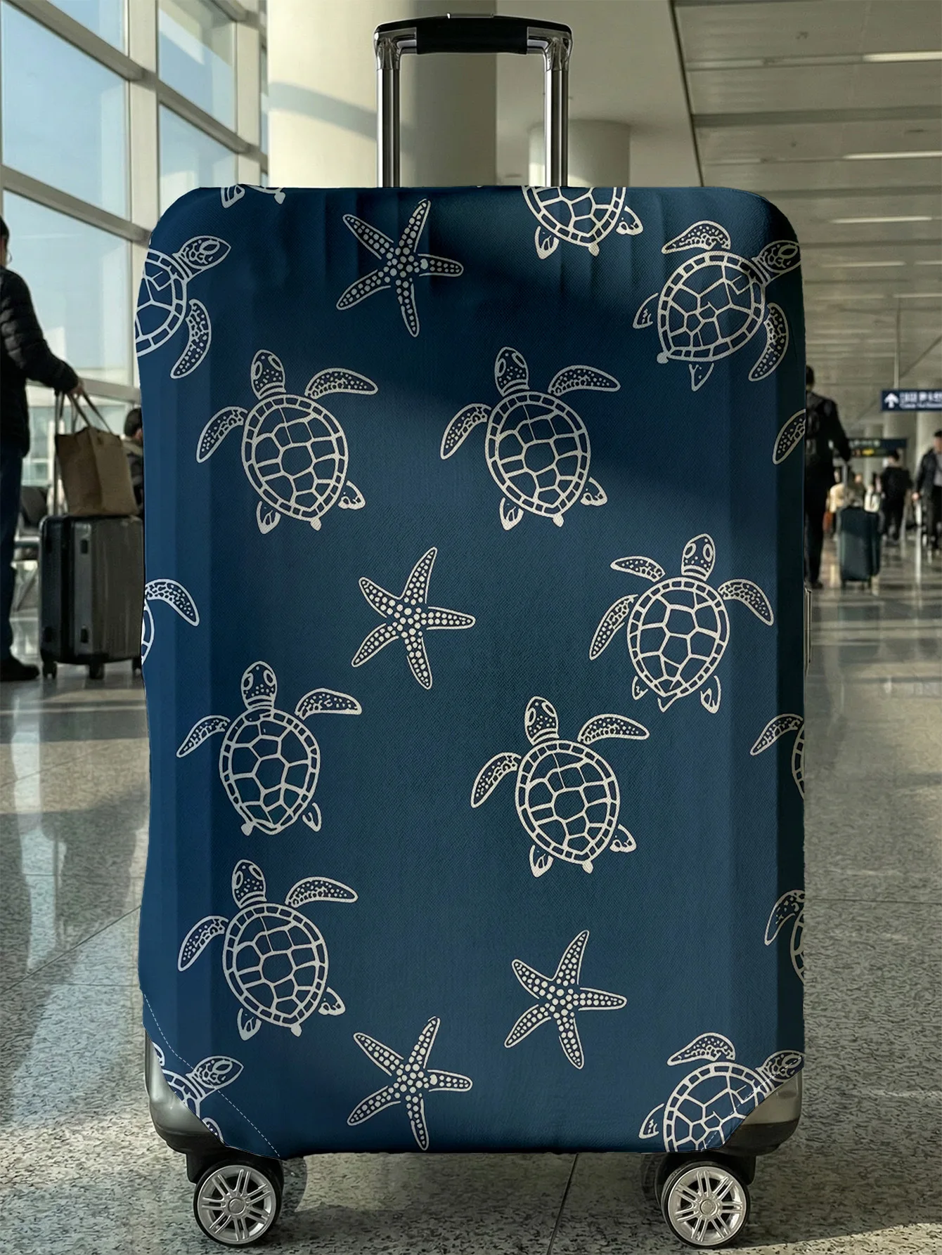 

Защитный чехол для багажа с изображением морской звезды, подходит для чемоданов 18-32 дюймов, чехлы для ручек чемоданов, дорожные аксессуары.