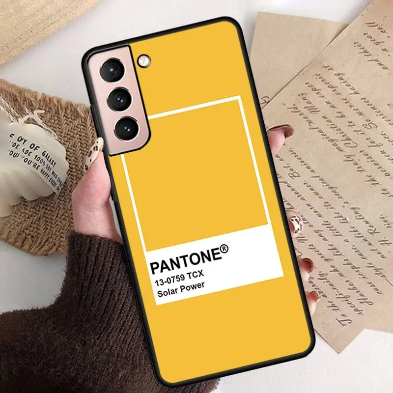 Pantone Candy Color Soft Phone Case For Samsung Galaxy S24ULTRA S23ULTRA S21FE S21plus S24+ S22+ S25 S25ULTRA S25PLUS Cover