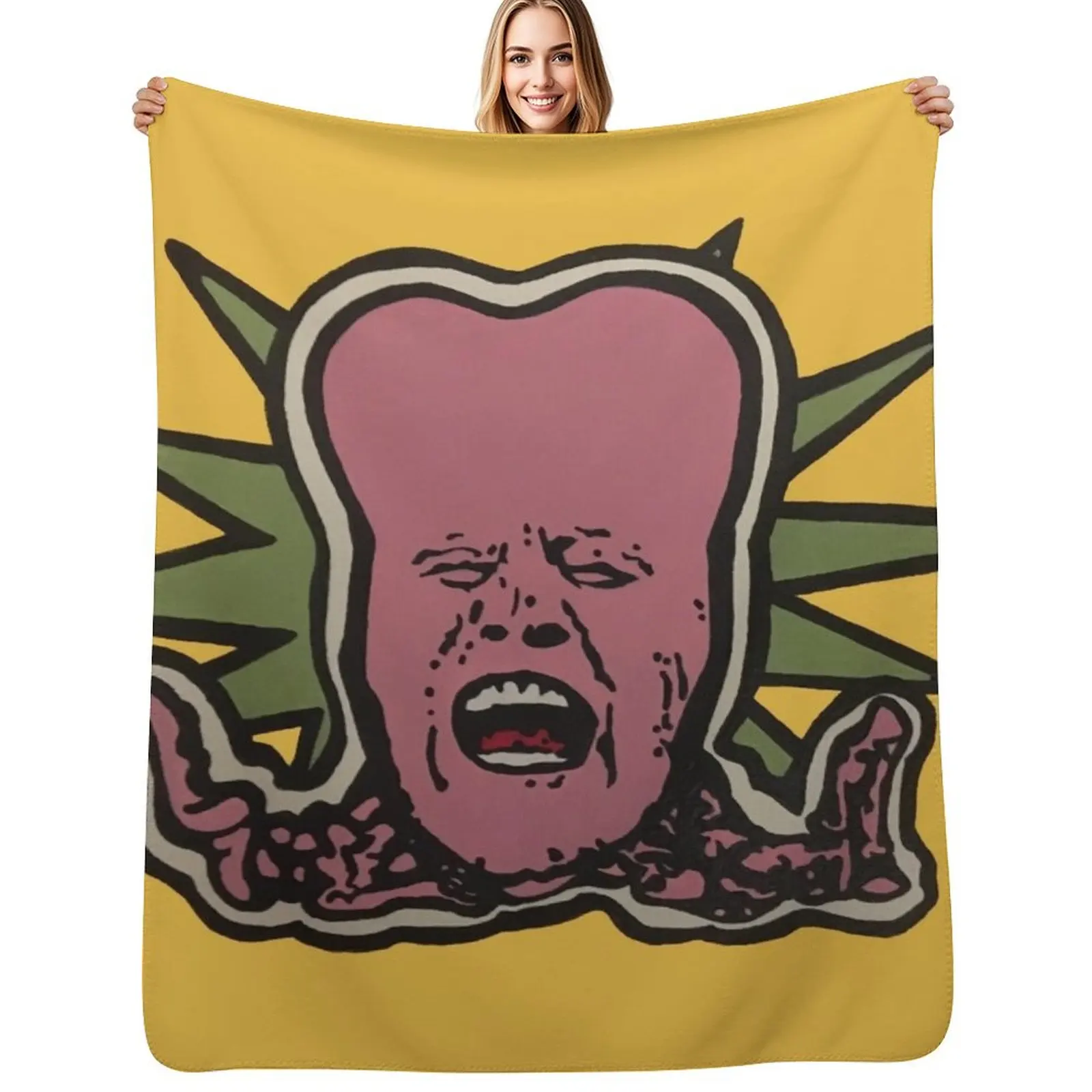 Outrage Unleashed Throw Blanket Spring Fall Cozy Throw Blanket for Couch