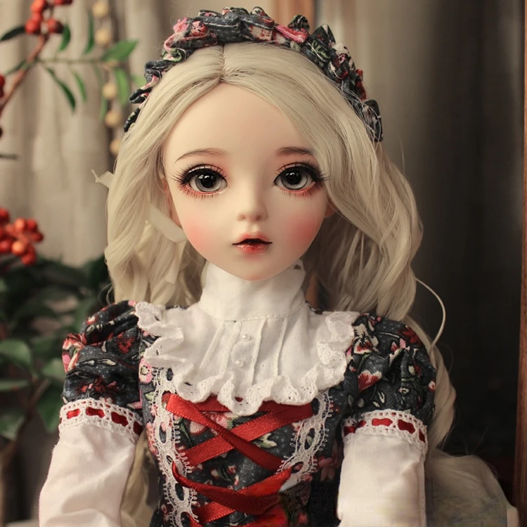 

Full Set BJD 60cm Doll Gifts For Girl Brown Hair Change Eyes DIY Doll Best Valentine's Day Gift Handmade Beauty Toy