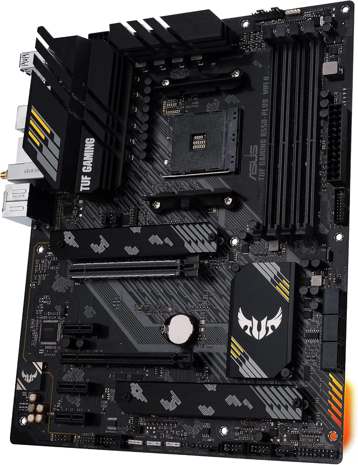 AMD AM4 ATX Gaming Motherboard with WiFi 6, PCIe 4.0, 2.5Gb LAN, RGB Header view 3