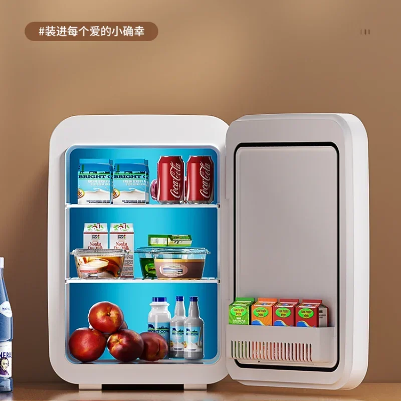Refrigerador portátil USB/220V SAST con congelador, mini refrigerador para uso en automóvil y en el hogar, compacto y de bajo consumo