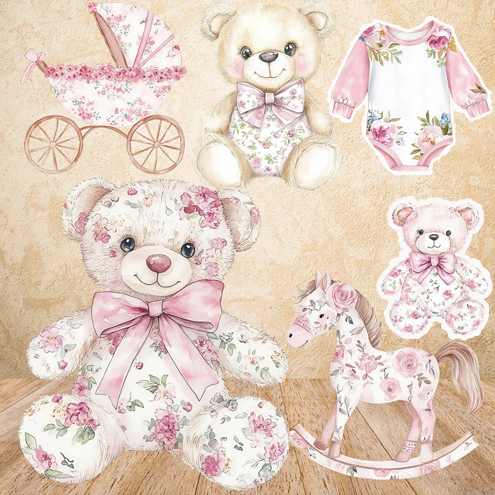 Kt пенопластовая доска розовая акварель детский душ синяя туалетная доска вырезы картонные вырезы детский декор для дня рождения фон стоячая опора