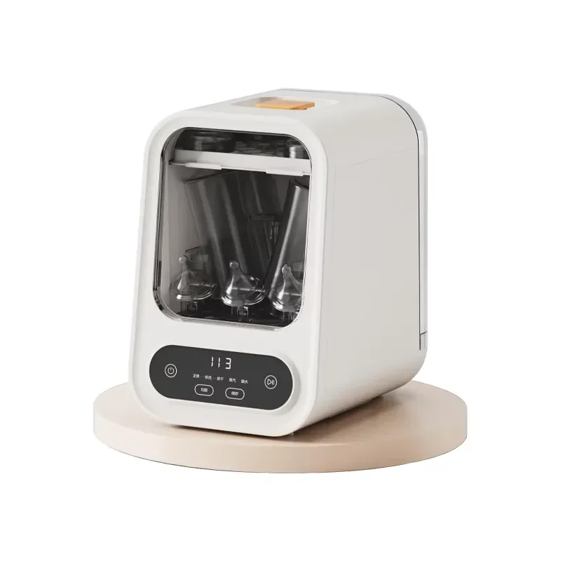 for All-in-One Smart Electric Aluminum Auto Baby Bottle Washer Dryer Sterilizer Warm Milk Disinfection Home Use Care Machine