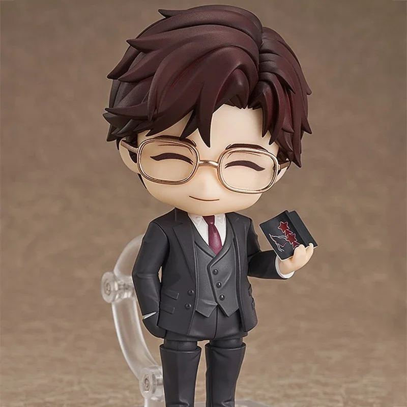 Figura de Anime GSC Evan de 10cm, 2075 Nendoroid Lu Chen, juguete versión Q, modelo de figura de acción ligera y nocturna, colección de PVC, regalo