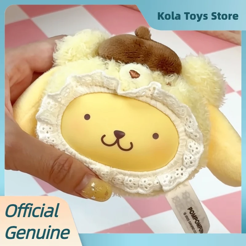 本物のサンリオふわふわテディベアシリーズブラインドボックス可愛いビニールぬいぐるみペンダントフィギュア人形クロミメロディミステリーボックストイズギフト