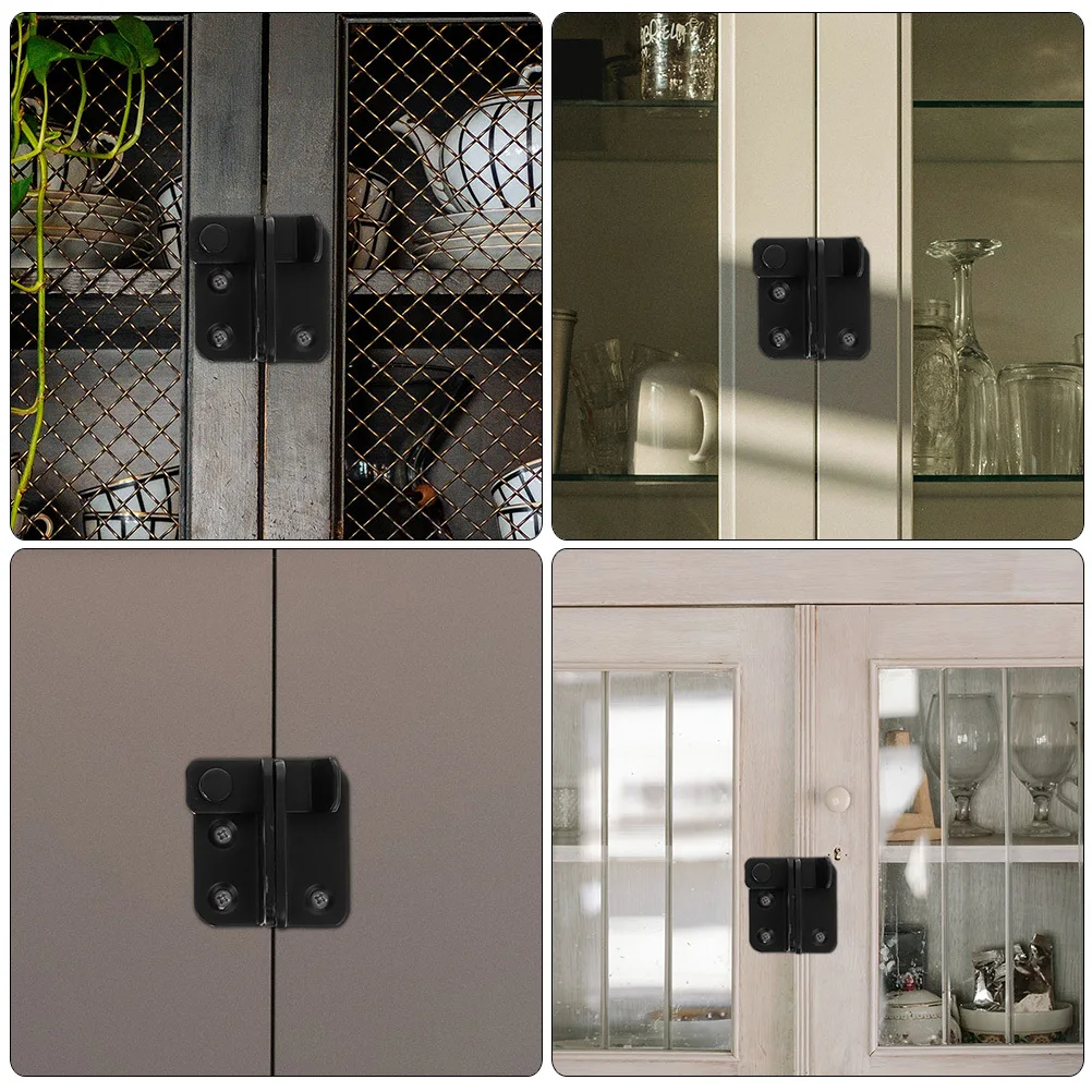 

Stainless Steel Lock Latch Heavy Duty Bolt Latch Door Security Reinforced Home Apartment Hotel Easy Install Replace Wear