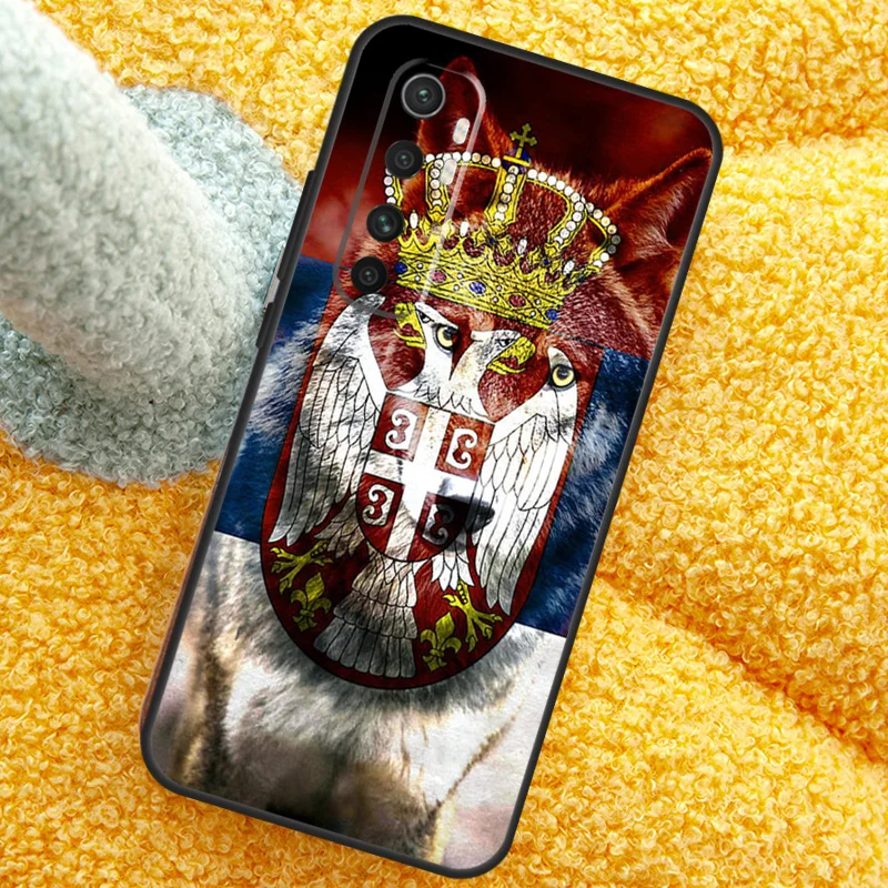 Flag of Serbia Serbian Case For POCO X3 X4 X5 F5 Pro M5s C40 F4 GT F3 Cover For Xiaomi 12T 11T Pro 12 13 Lite 12X