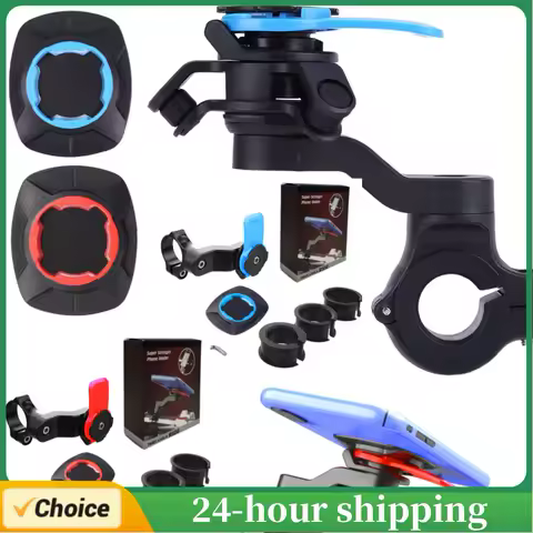 Bicycle Handlebar Phone Stand with Shock Absorber MTB Handlebar Phone Stand Motorcycle Bike Phone Holder Riding Security Bracket