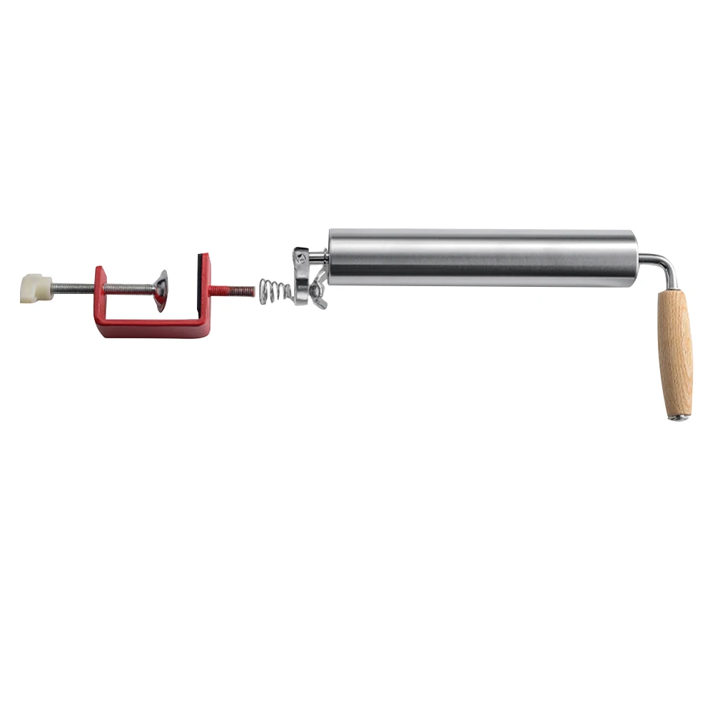 

Stainless Steel Single Handed Rolling Pin Non Stick Surface Flexible Dough Roller for Baking Pizza Cookie Fondant Kitchen