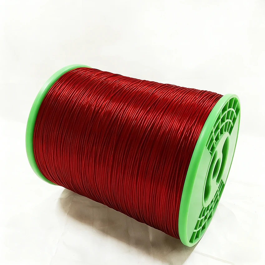 

0.6-1.6mm 1.0MM 1000G QA-1/155 Enameled Copper Winding Wire Multi-Specification Cable Magnet Wire Winding Wire Coil Red/Copper