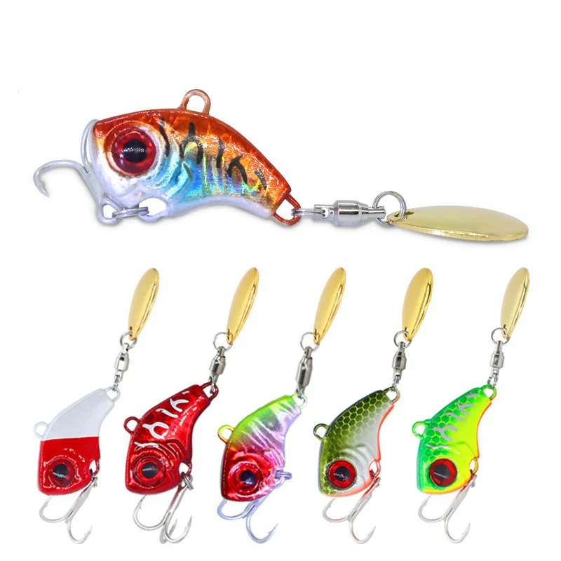 Fishing Lure Noisy Spinner Bait 360 Degree Rotation Sequins Metal Artificial Lures 10g 15g 20g Super Long Cast Swimbait