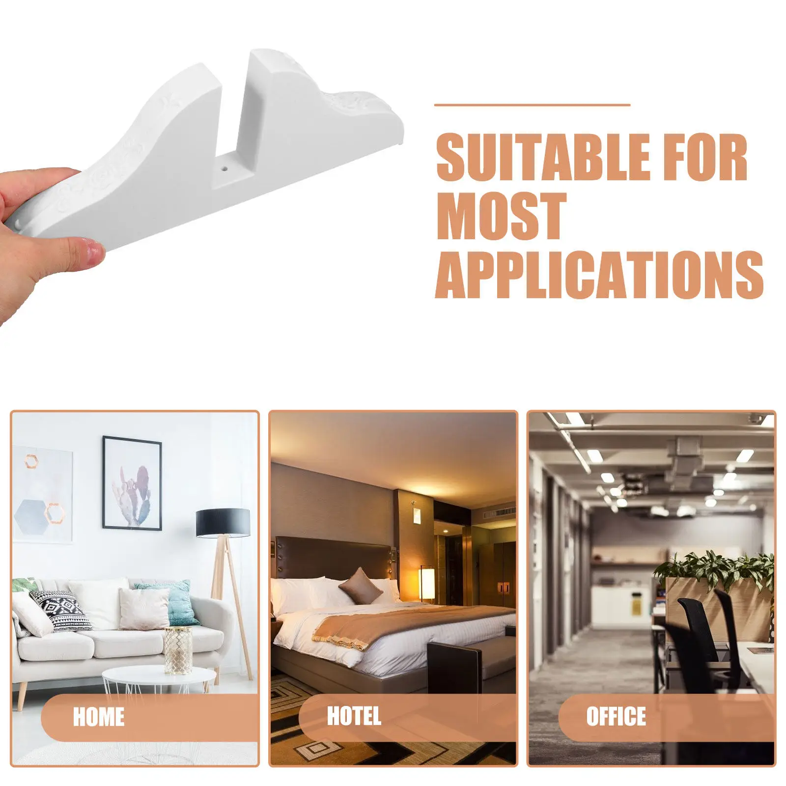 2Pcs Folding Room Divider Stand Feet Versatile Screen Holder with Enhanced Stability Non-Slip Floor Protection for Offices Homes