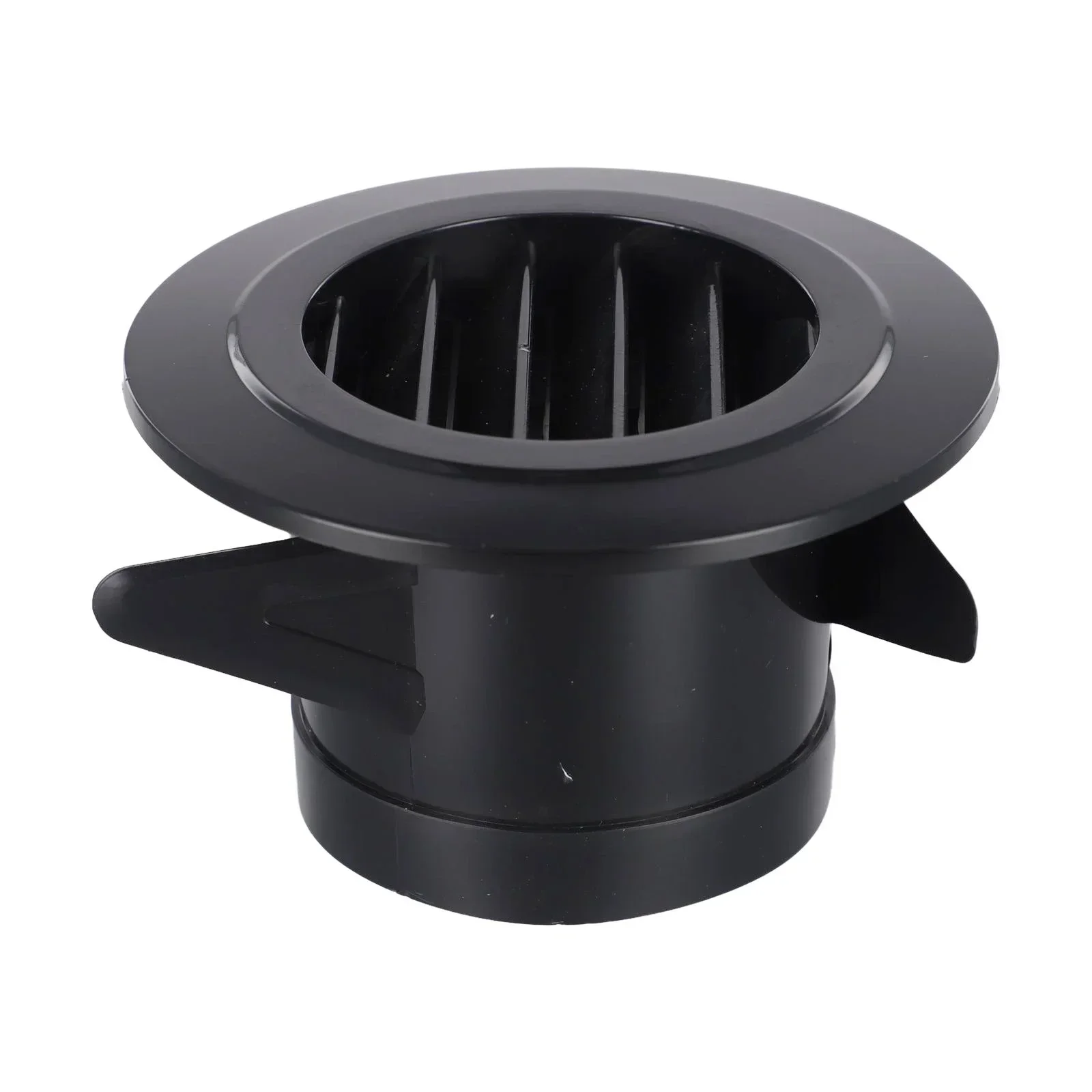 

Noise Free Black ABS Round Ventilation Hose Diffuser Grille Cover Wall Ceiling Mount Efficient Airflow & Detachable Design