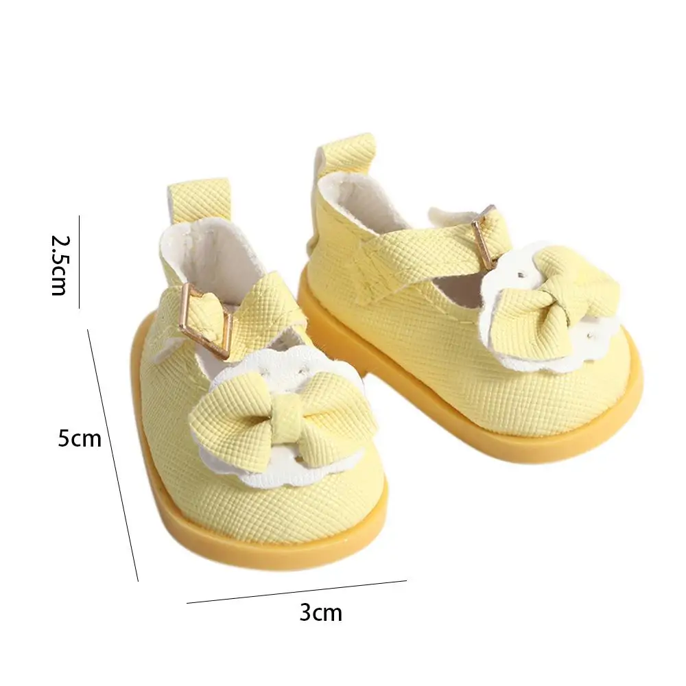 DIY  for 14inch  PU Leather Bow  Accessories  Shoes Mini Shoes  Boots