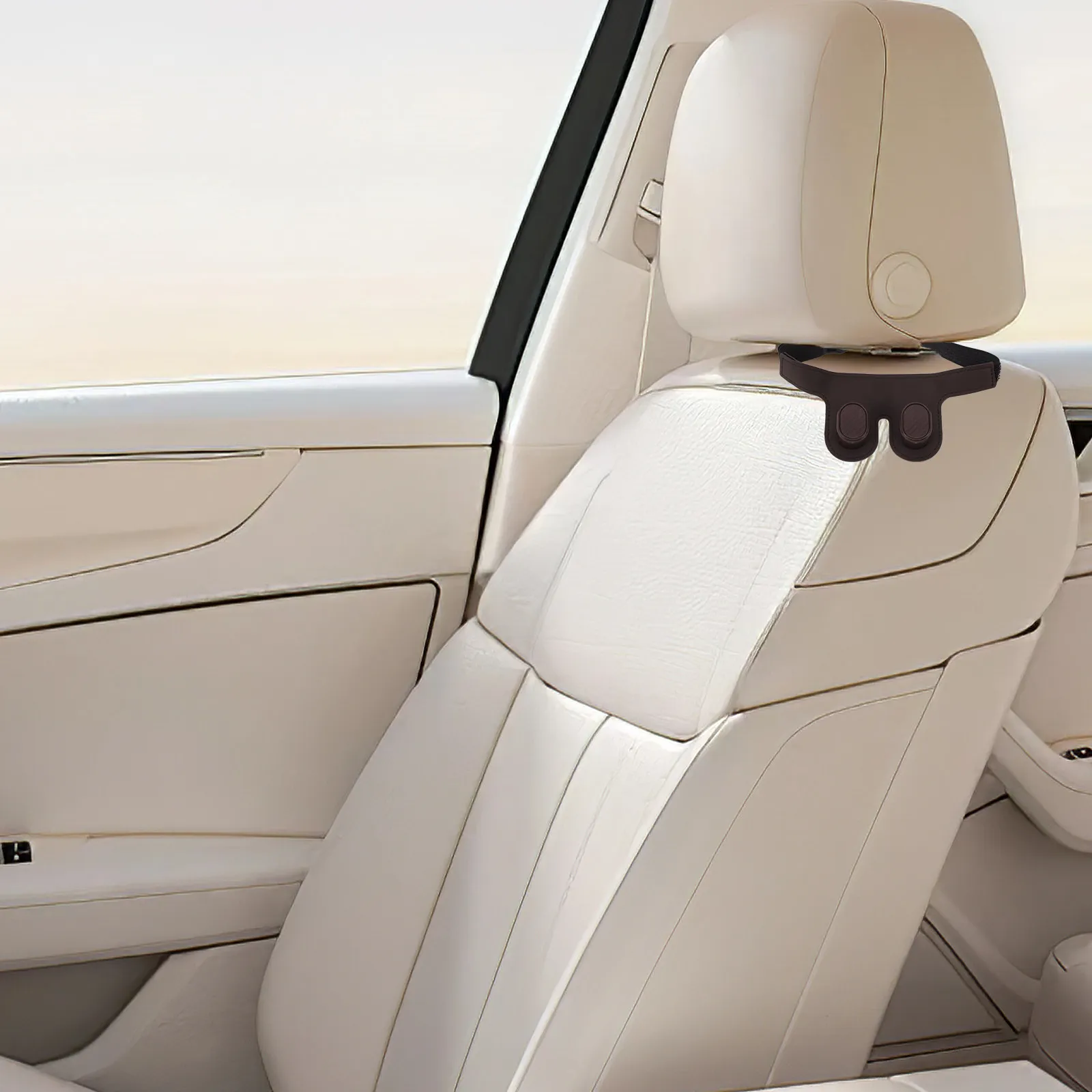 

Крючок-органайзер для подголовника автомобиля, коричневый, с двойным крючком, для хранения сумок на заднем сиденье, аксессуар для автомобиля