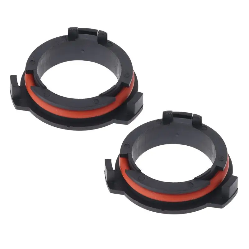 2 Pack H7 Automotive LED Headlight Bulbs Bracket Holder Plug Base Adapters for OPEL for Honda for CR-V for Mazda