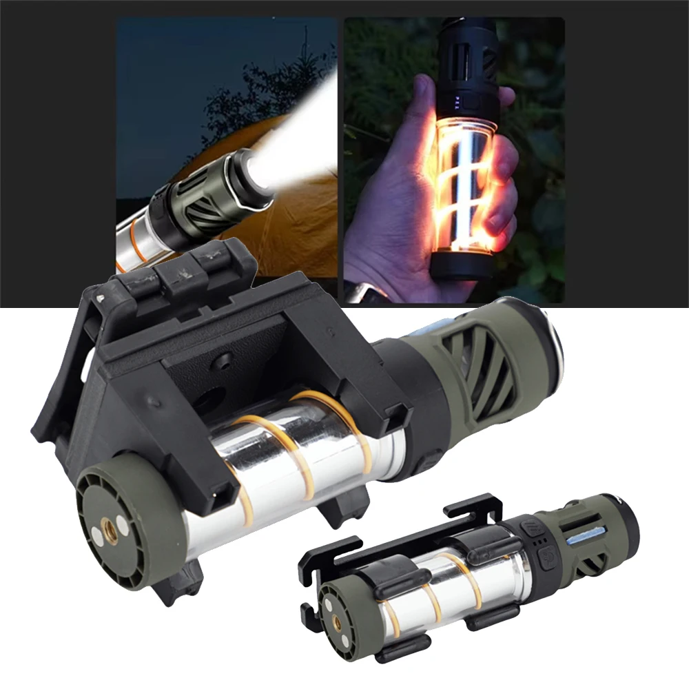 

Tactical Multifunctional Mosquito Repellent Camping Light EDC Portable Flashlight Lighting Travel Tool for CS Hunting Shooting