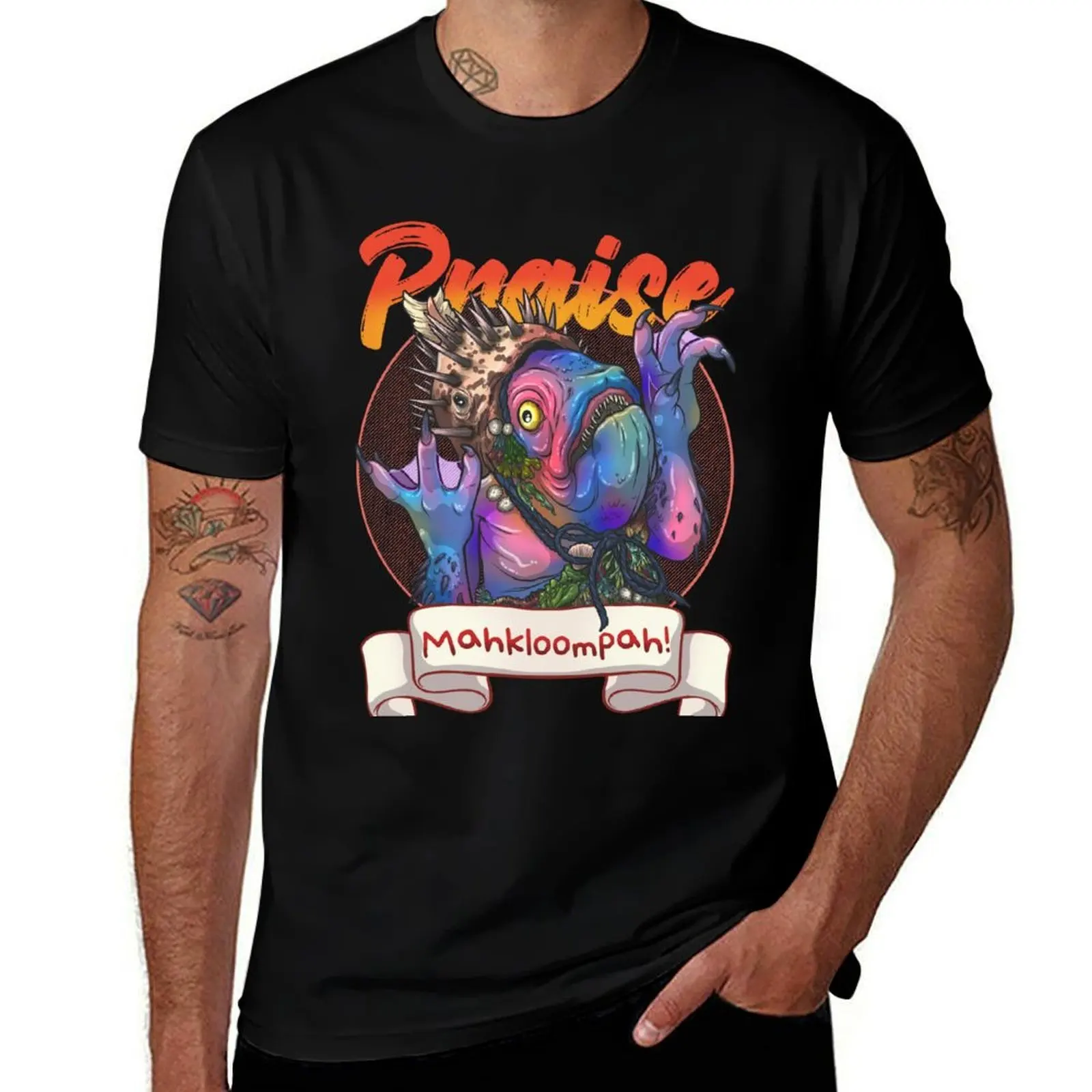 Praise Mahkloompah! T-Shirt Novelty Graphic Tee Shirt T-Shirt