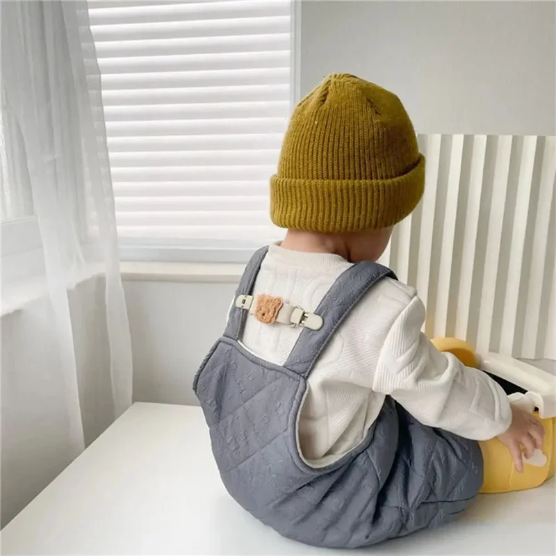 Baby Backpack Suspenders Clip Elastic Fashion Bear Strap Clip Children Anti-slip Shoulder Clip Pants Strap Clip Fixed Buckle