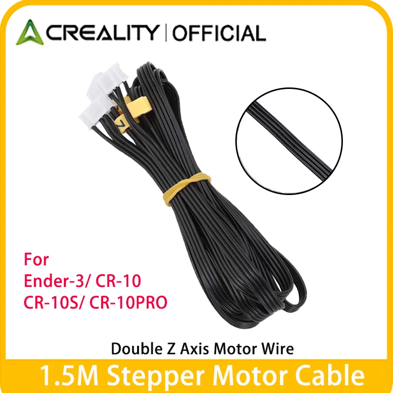 

1.5M Stepper Motor Cable Double Z Axis Motor Wire 59 Inches For Creality Ender-3/ CR-10/ CR-10S/ CR-10PRO 3D Printer Parts