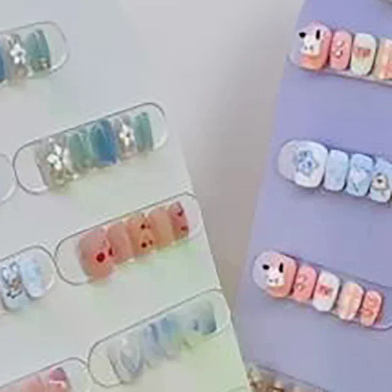 Nail Tips Display Salon New Premium Acrylic Color Plate Magnet Board Comparison Card With Number Stickers for