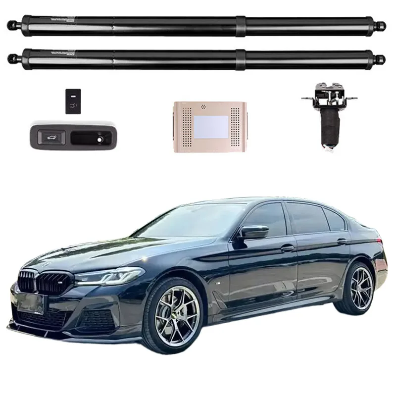 

Для BMW 5 серии G38 2018-2025 электрическая задняя дверь, интеллектуальный автоматический замок на присоске, модификация багажа, автомобильные принадлежности