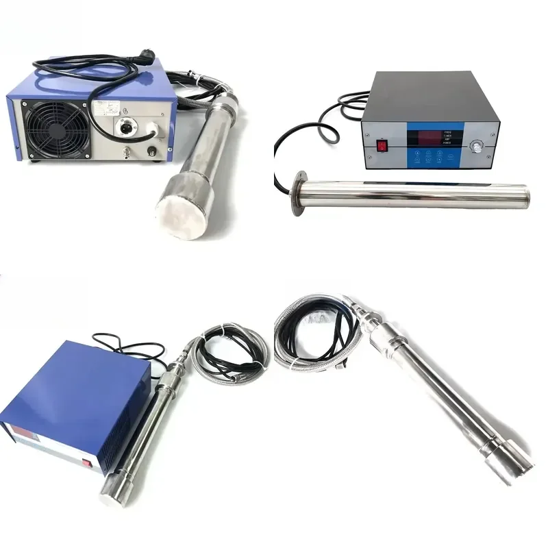 for 1500W 28Khz 40Khz Small Tubular Ultrasonic Piezoelectric Cleaning Transducer and Power Supply Generator Industrial